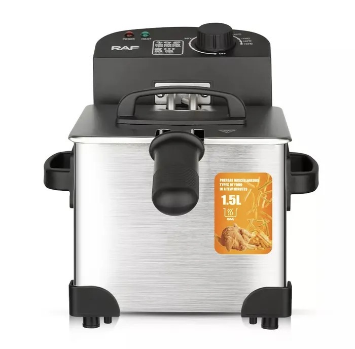 Фритюрниця RAF R.5229 Домашній електричний фритюр, 1000 Вт - мініатюра 3