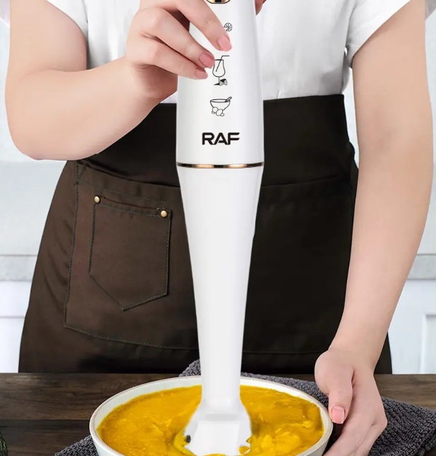 Занурювальний блендер із чашею RAF R.312B 4 в 1, 800 Вт - мініатюра 3