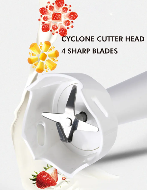 Занурювальний блендер із чашею RAF R.312B 4 в 1, 800 Вт - мініатюра 4