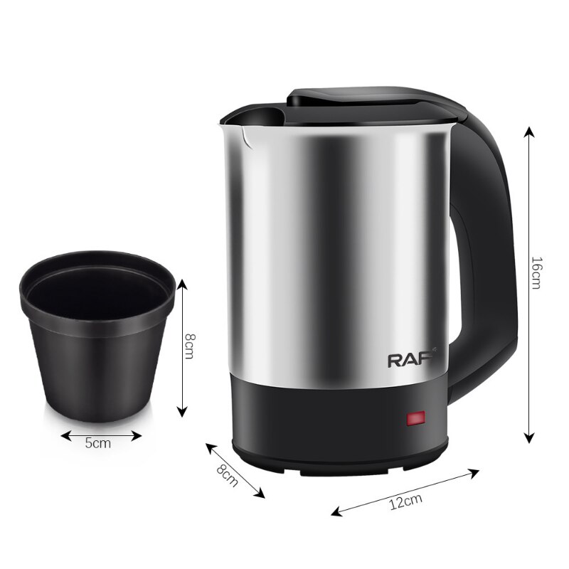 Електрочайник дорожній RAF R.7887, 0.5 л + дві чашки в комплекті - мініатюра 4