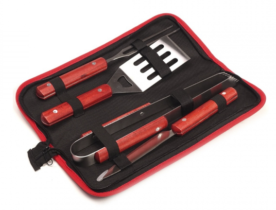 Набір приладів для гриля та барбекю BBQ Barbecue Set, 4 предмети в чохлі