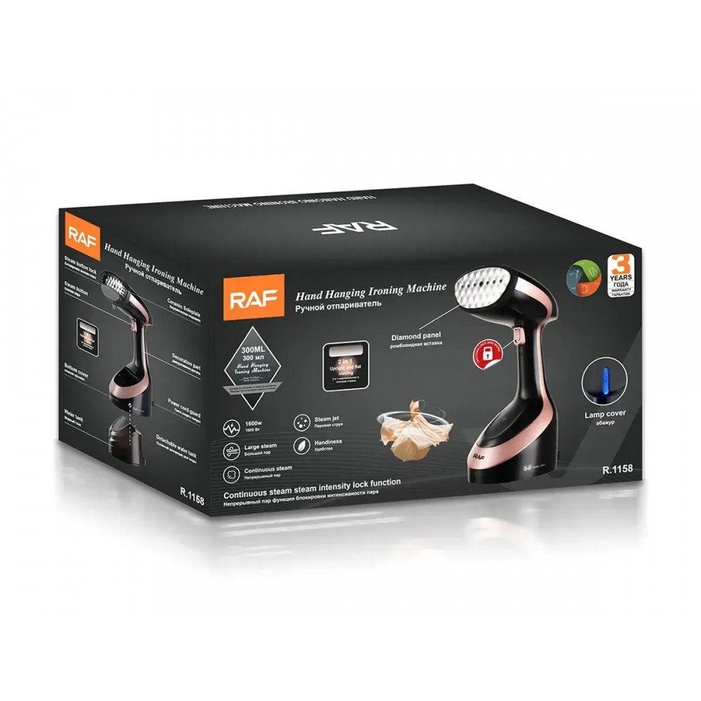 Вертикальний ручний відпарювач RAF 1158 - мініатюра 2