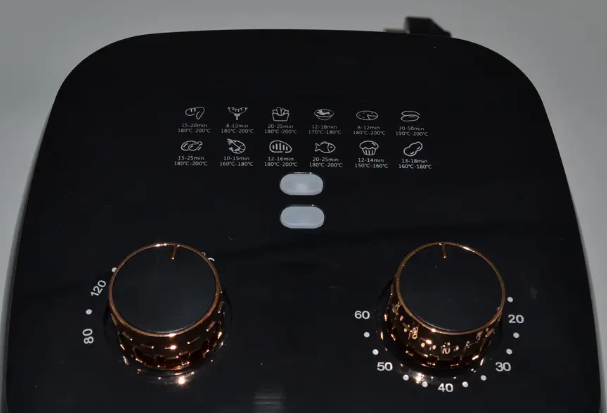 Аерофритюрниця RAF R.5237B Повітряний електричний фритюр для приготування страв без олії, 4.8 л - мініатюра 2