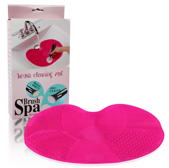 Силіконовий килимок Brush Spa для миття косметичних пензлів для макіяжу - мініатюра 3