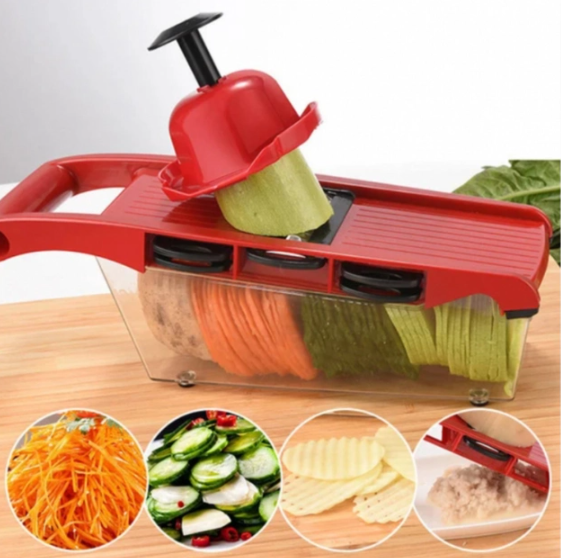 Овочерізка - мультислайсер Mandoline Slicer 6 in 1 - мініатюра 4