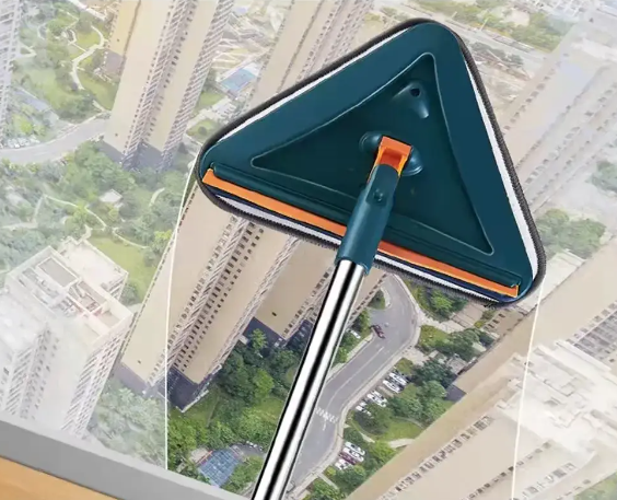 Багатофункціональна розкладна швабра – щітка для миття вікон, підлог та автомобіля - мініатюра 3