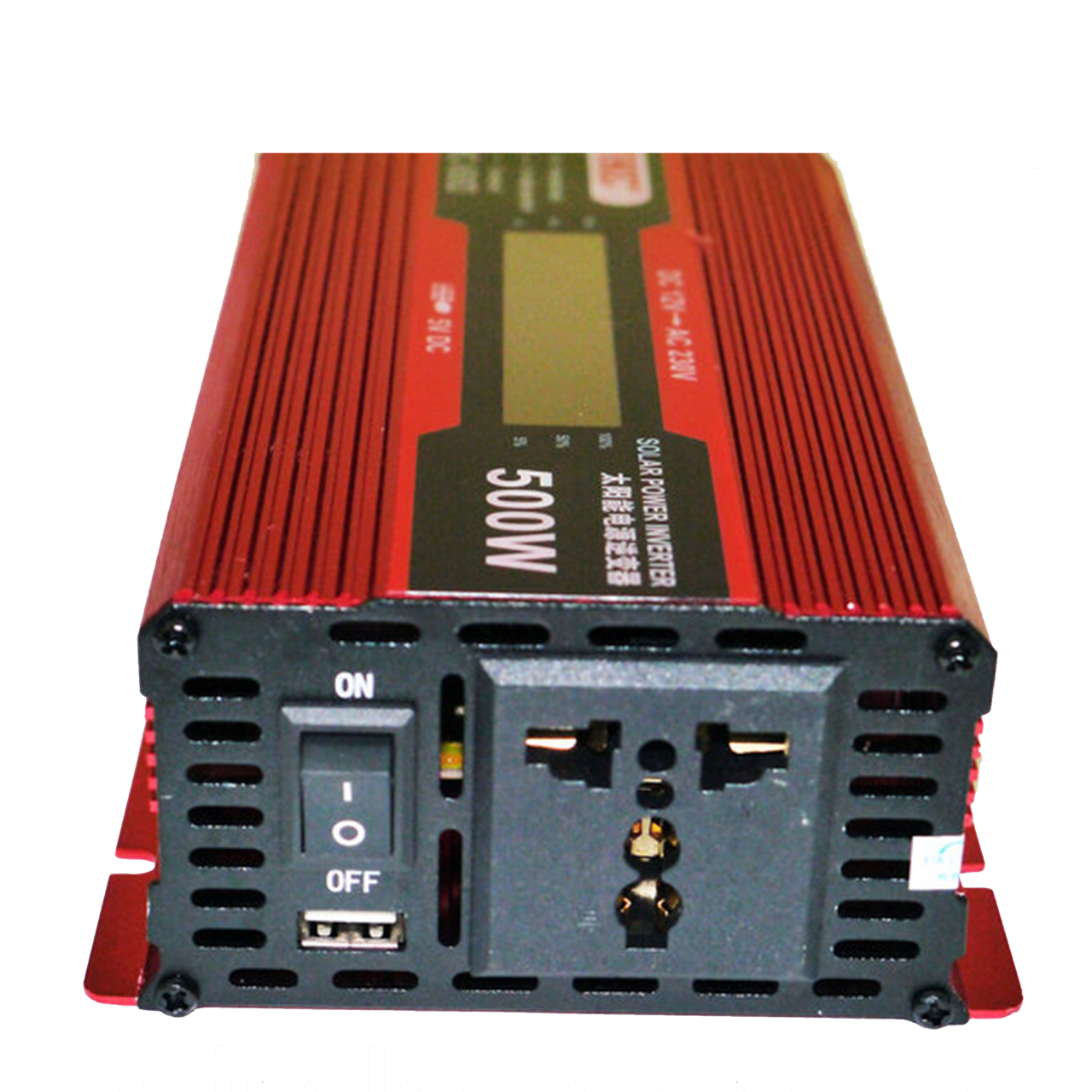 Перетворювач UKC 12V-220V 500W з LCD дисплеєм Інвертор постійного струму KC-500D AC/DC - мініатюра 4