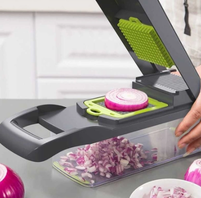 Ручна овочерізка – мультислайсер VEGGIE SLICER для подрібнення овочів та фруктів - мініатюра 3