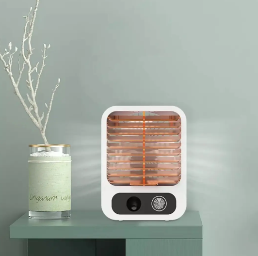 Портативний міні зволожувач повітря з вентилятором 2 в 1 Бездротовий дифузор із зарядкою USB - мініатюра 3