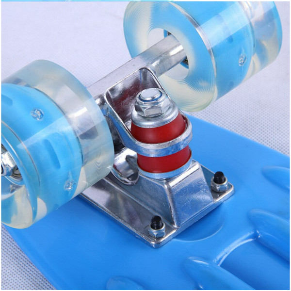 Пенні борд Penny board Дитяча скейт дошка з підсвіткою колес Fish Skateboards - мініатюра 5