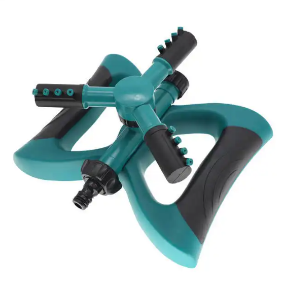 Спринклер дощувач для газону городу та саду • Автоматичний обертовий зрошувач 360° для поливу