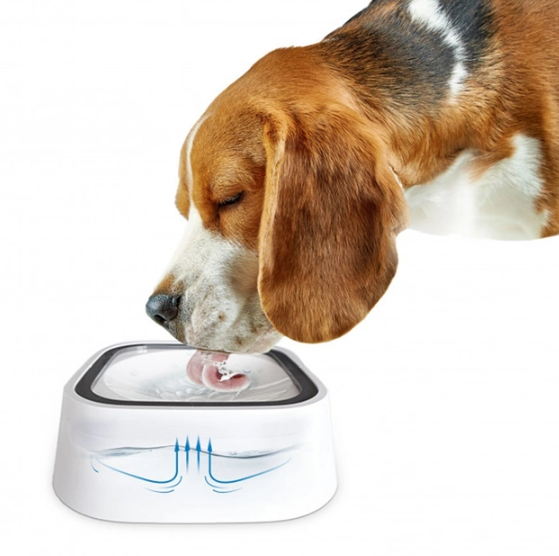 Поїлка - непроливайка для тварин MAGIC BOWL Миска для води з плаваючим диском проти бризок для собак та котів, 1.5 л