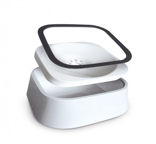 Поїлка - непроливайка для тварин MAGIC BOWL Миска для води з плаваючим диском проти бризок для собак та котів, 1.5 л - мініатюра 3