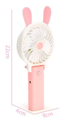 Портативний ручний міні вентилятор MINI CAT FAN складний дитячий вентилятор USB на акумуляторі - мініатюра 5
