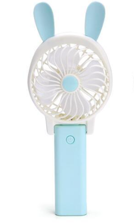 Портативний ручний міні вентилятор MINI CAT FAN складний дитячий вентилятор USB на акумуляторі - мініатюра 6