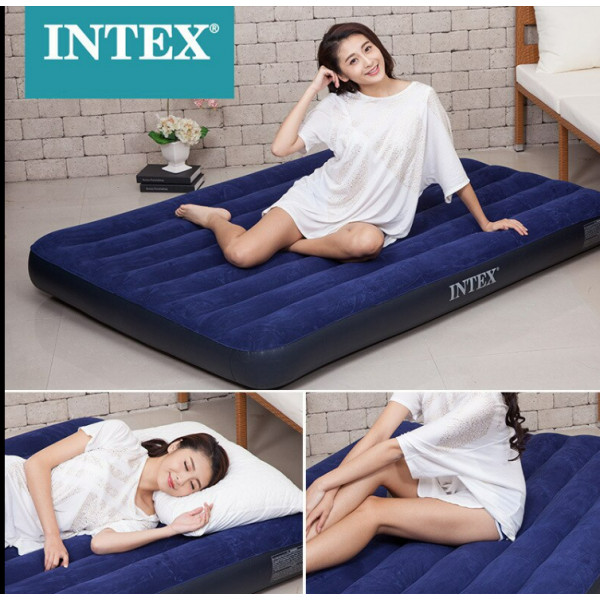 Надувний матрац Intex, 191 х 137 х 25 см - мініатюра 5