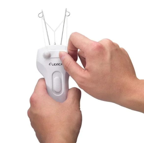 Ниточний епілятор Lexical LHR-5402 Прилад для видалення небажаного волосся на обличчі та тілі - мініатюра 2