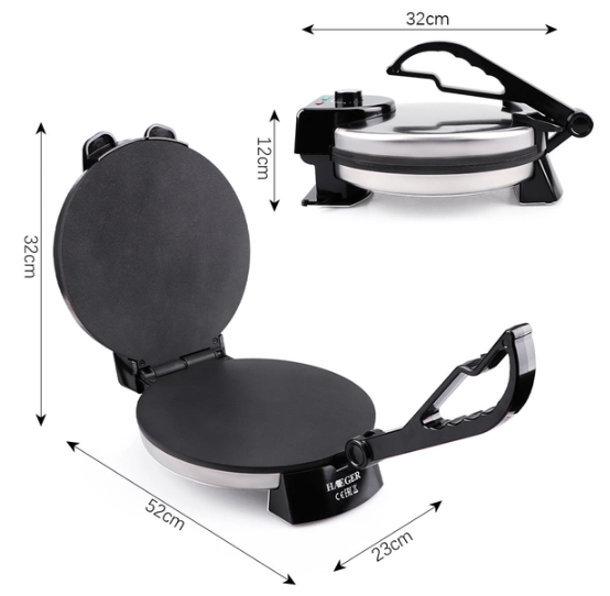 Млинниця - лавашниця електрична HAEGER HG-509, 1800W - мініатюра 5