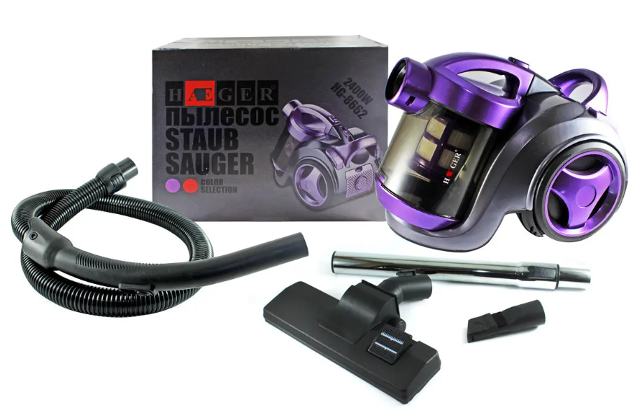 Вакуумний пилосос Haeger HG-8662 для сухого прибирання з турбощіткою та контейнером для збору, 1200 Вт - мініатюра 6