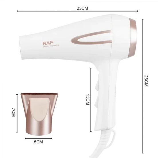 Фен для волосся RAF R.408, 2200 Вт - мініатюра 3