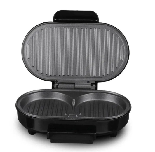 Електричний притискний гриль Бургер мейкер RAF 245, 750W Бутербродниця – котлетниця – гриль для бургерів - мініатюра 2