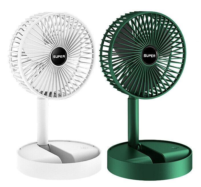 Портативний міні вентилятор для дому Telescopic Folding Fan · Складаний настільний вентилятор з USB зарядкою