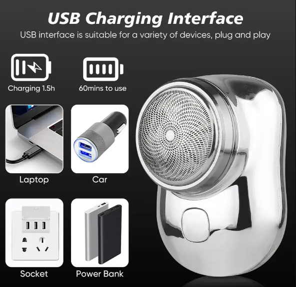 Портативна електробритва для сухого гоління - мініатюра 4