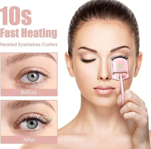 Електричні USB щипці затискач керлер для завивки вій - мініатюра 7