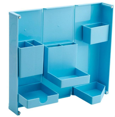 Складний настільний органайзер для канцелярського приладдя, косметики, аксесуарів - мініатюра 2