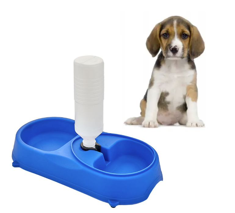 Миска для котів та собак з автоматичною напувалкою Pet Feeder · Годівниця для домашніх тварин 2 в 1