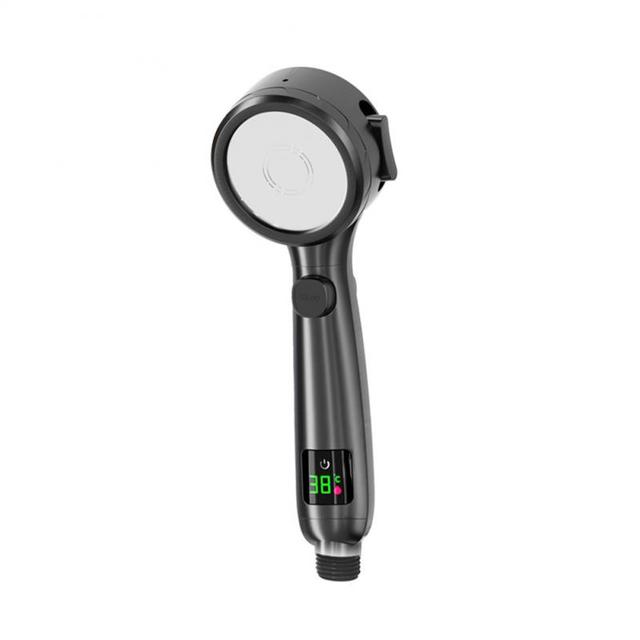 Інноваційна лійка для душу з індикатором температури - мініатюра 3