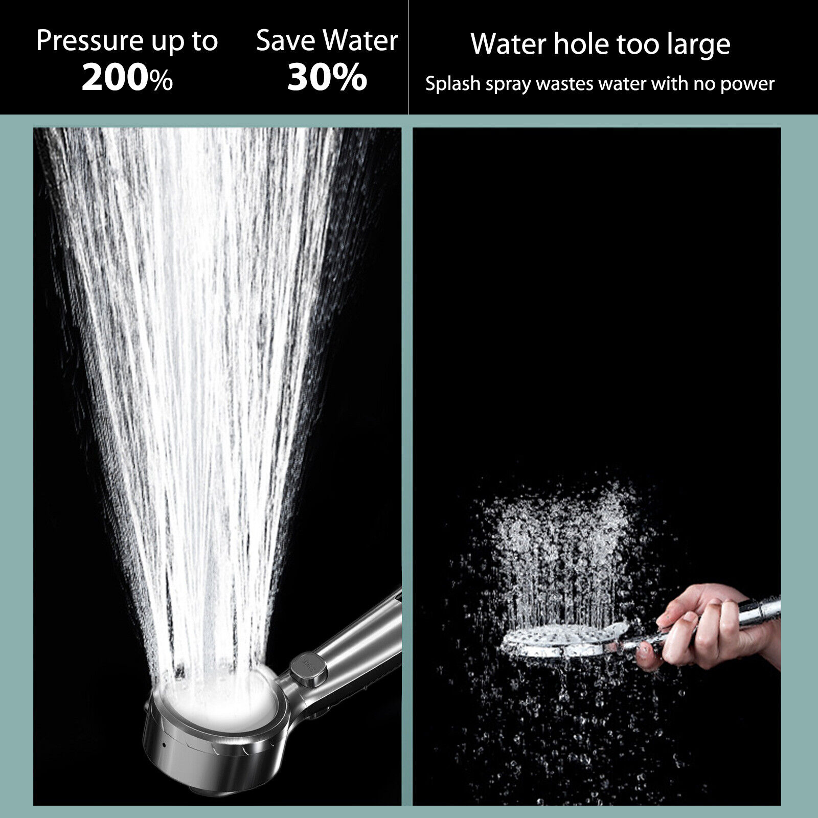 Інноваційна лійка для душу з індикатором температури - мініатюра 6