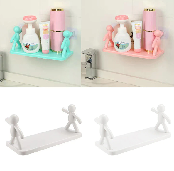 Універсальна підвісна поличка Чоловічки для ванної кімнати / кухні - мініатюра 3