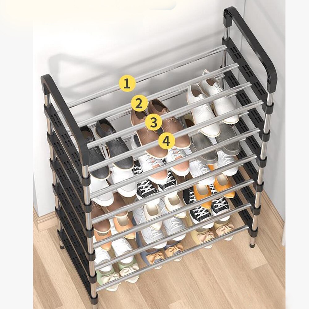 Полиця для взуття NST6 Взуттєвий стелаж для зберігання на 6 ярусів - мініатюра 4