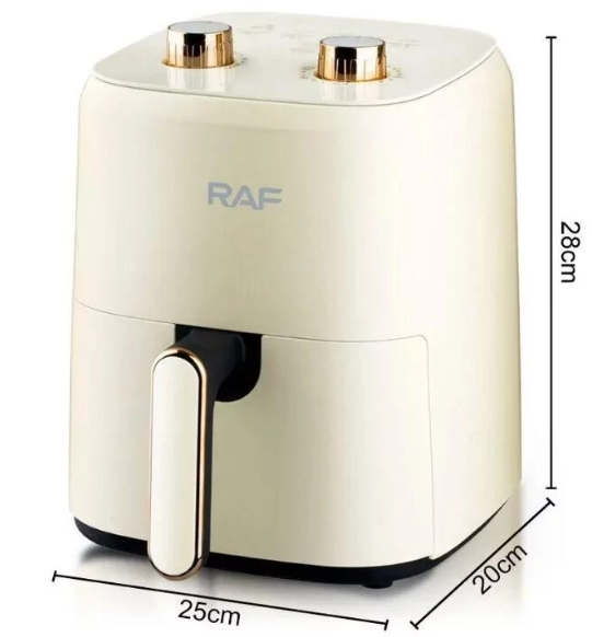 Аерофритниця RAF R.5237W Повітряний електричний фритюр для приготування страв без олії, 4.8 л - мініатюра 3