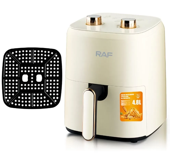 Аерофритниця RAF R.5237W Повітряний електричний фритюр для приготування страв без олії, 4.8 л - мініатюра 7