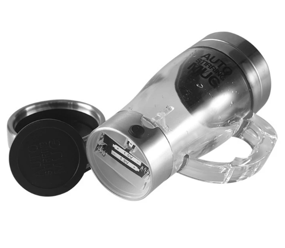 Чашка - мішалка Auto stirring mug Кружка з пропелером для напоїв та коктейлів, 350 мл - мініатюра 5