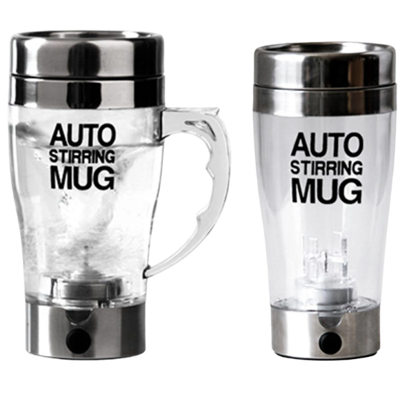 Чашка - мішалка Auto stirring mug Кружка з пропелером для напоїв та коктейлів, 350 мл - мініатюра 6