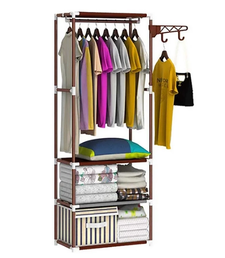 Шафа - органайзер NEW BOXY COAT RACK Збірна вішалка з полицями та гачками для одягу