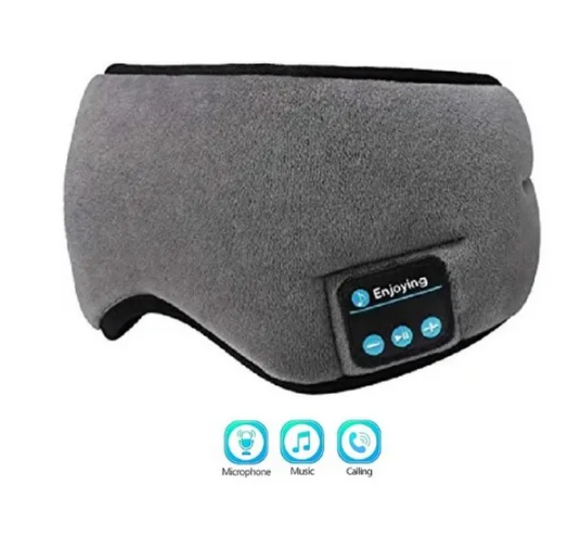 Маска для сну з навушниками bluetooth MUSIC GOGGLES Пов'язка на очі розслаблююча для відпочинку - мініатюра 2