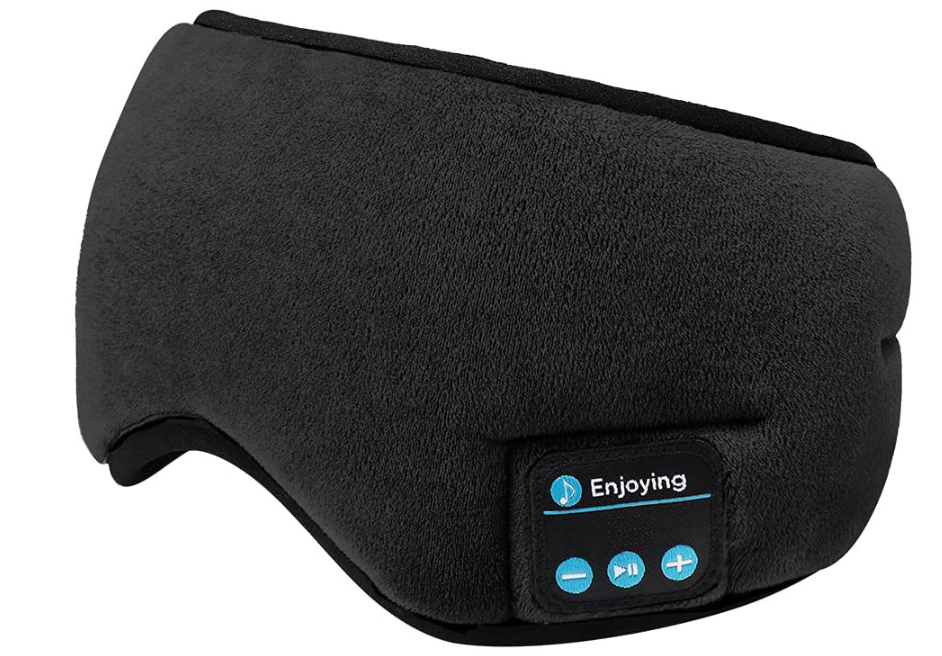 Маска для сну з навушниками bluetooth MUSIC GOGGLES Пов'язка на очі розслаблююча для відпочинку - мініатюра 3