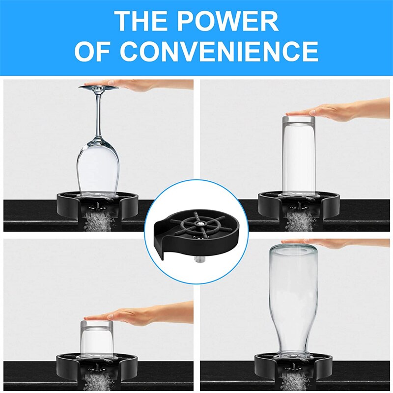 Кухонна портативна мийка для склянок - мініатюра 6