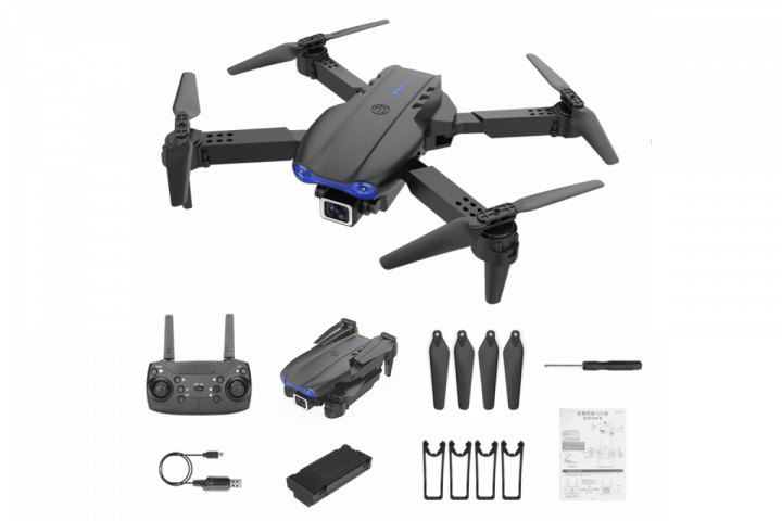 Квадрокоптер Foldable S89 PRO Дрон з камерою, в кейсі ∙ 25 хвилин польоту ∙ Камера 4K ∙ Режим стеження ∙ 3 швидкості польоту - мініатюра 5