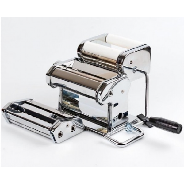 Паста-машина 3 в 1 з насадкою для равіолі Локширізка + Равіольниця + Тістораскатка Pasta Set - мініатюра 4