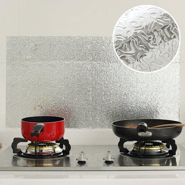 Самоклеюча захисна фольга для кухонних поверхонь водостійка на клейкій основі від жиру, високих температур, 200 х 60 см - мініатюра 7