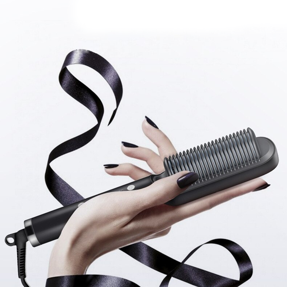 Розчіска-випрямляч Hair Straightener HQT-909 для укладання волосся з покриттям турмаліну - мініатюра 7