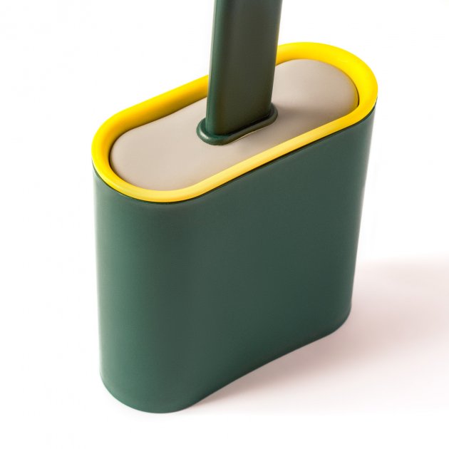 Туалетний йорж для унітазу з гнучкою силіконовою щіткою - мініатюра 3