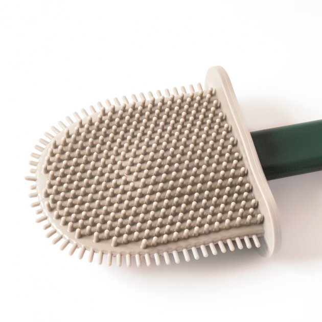 Туалетний йорж для унітазу з гнучкою силіконовою щіткою - мініатюра 6