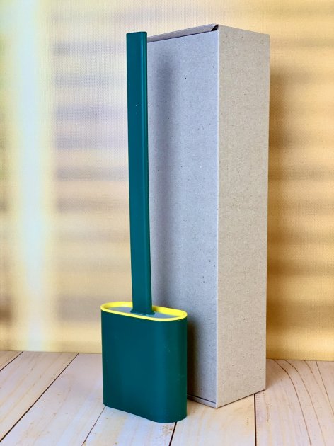 Туалетний йорж для унітазу з гнучкою силіконовою щіткою - мініатюра 7