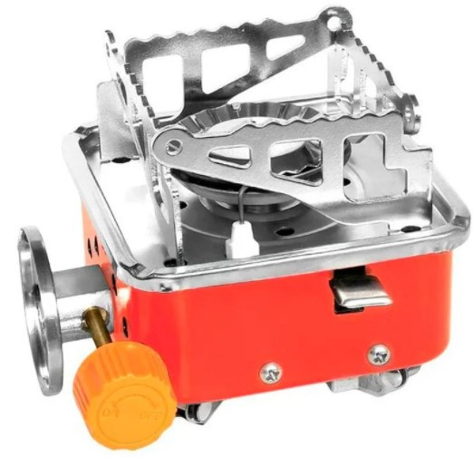 Туристичний газовий таганок з п'єзопідпалом ∙ Похідна складна переносна міні плитка Kovab K202 - мініатюра 5